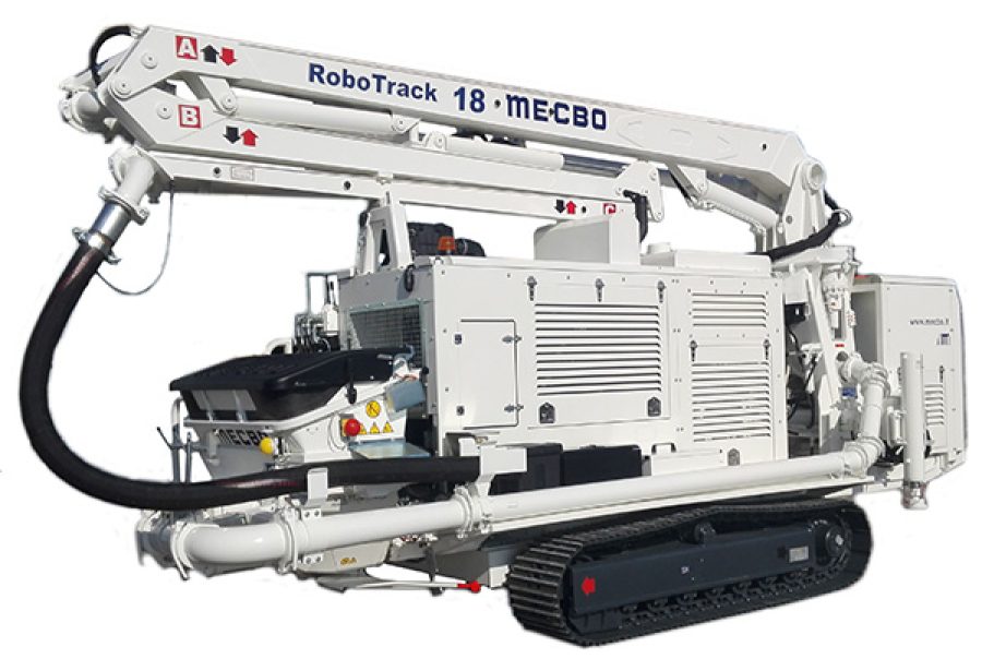 RoboTrack Concrete pump