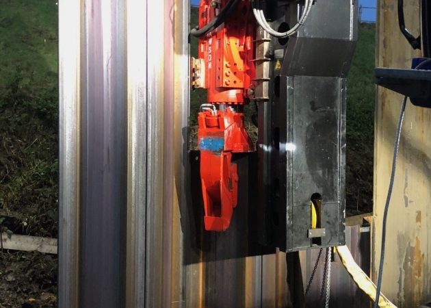 Vibro free Sheet pile pressing machine